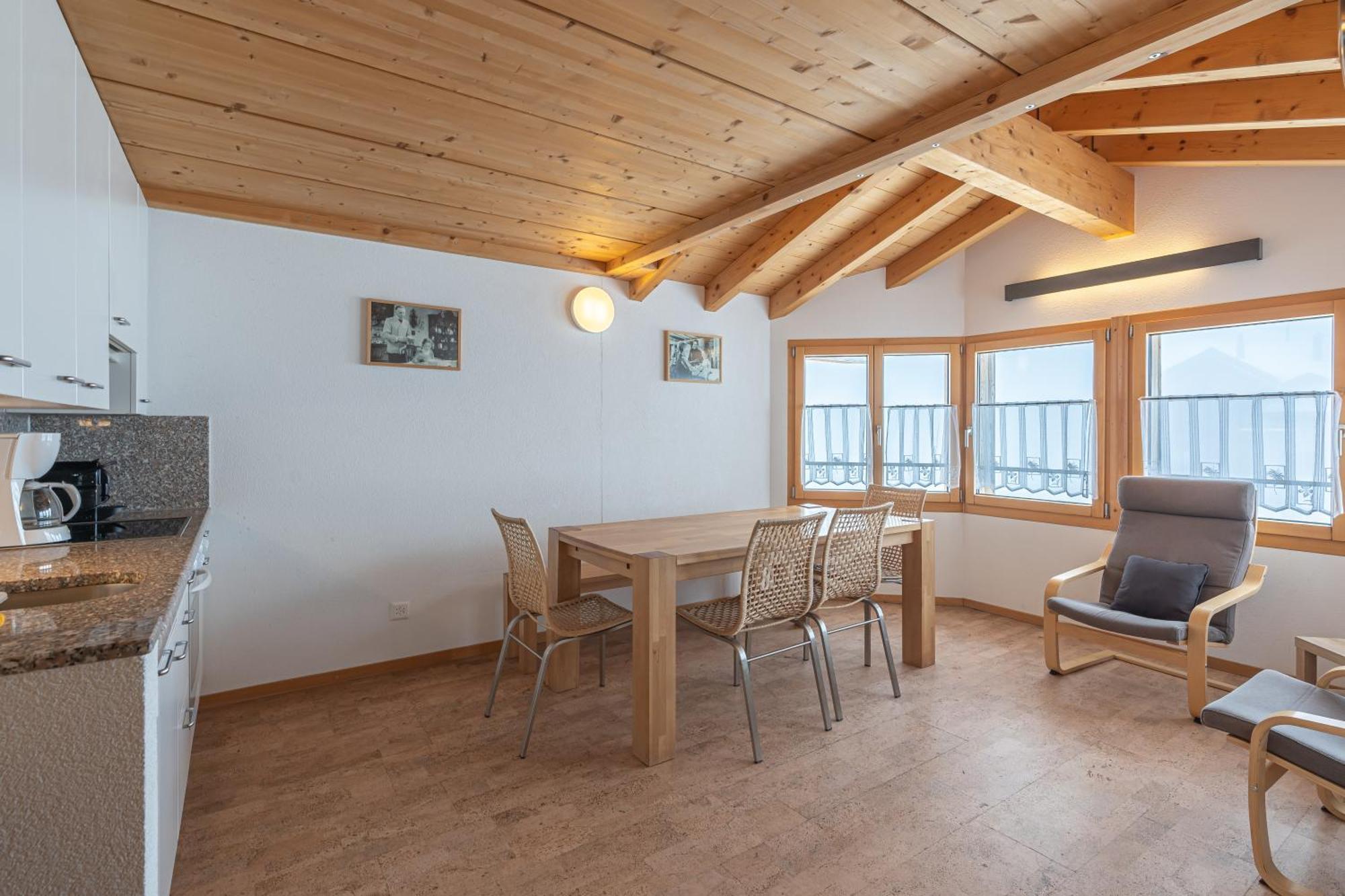 Appartmenthaus Bergfreund Fiesch Bagian luar foto